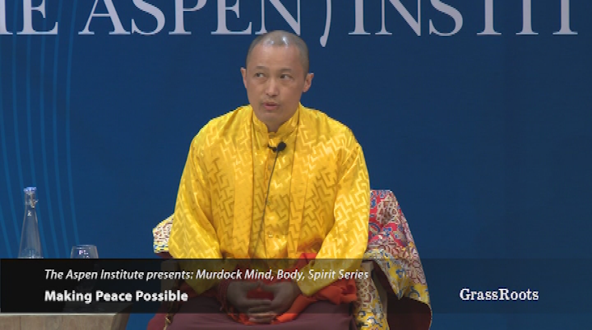 Thumbnail image for The Aspen Institute presents: Murdock, Mind, Body, Spirit Series-"Making Peace Possible feat. Sakyong Mipham"The Aspen Institute presents: Murdock, Mind, Body, Spirit Series - "Making Peace Possible" feat. Sakyong Mipham