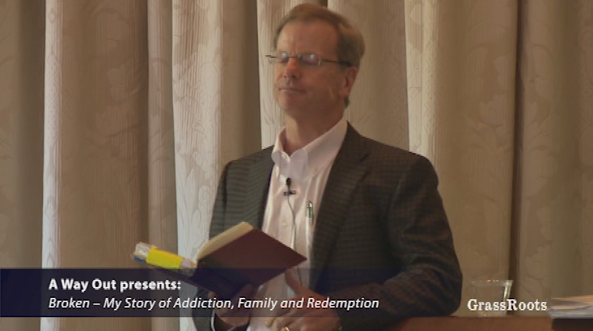 Thumbnail image for A Way Out Presents "Broken: My Story of Addiction, Family, and Redemption" with William Moyers, Jr