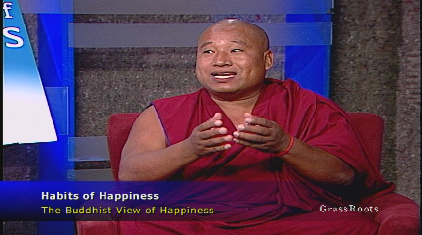 Thumbnail image for Habits of Happiness - "The Buddhist View of Happiness" with John Bruna, Laura Bartels, and Geshe Phuntsho