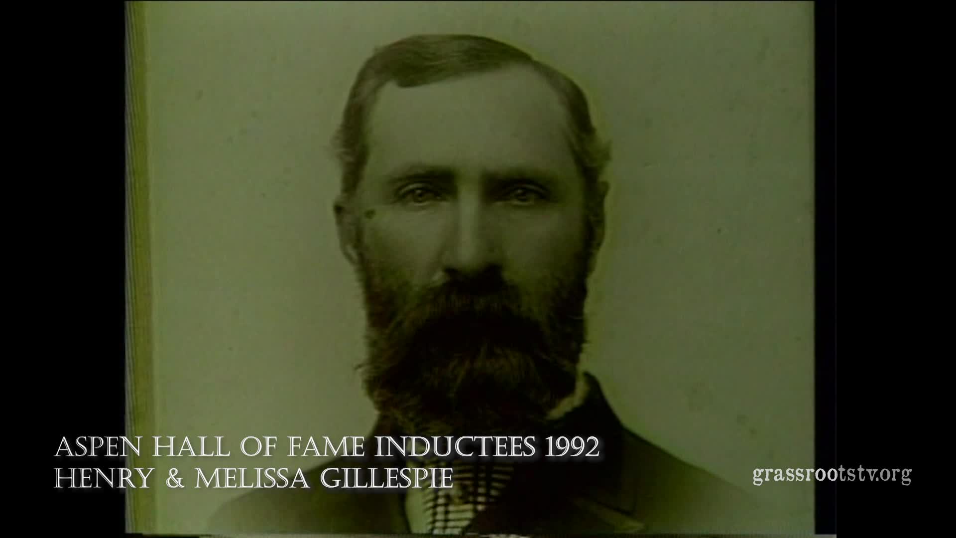 Aspen Hall of Fame Inductees 1992: Henry & Melissa Gillespie