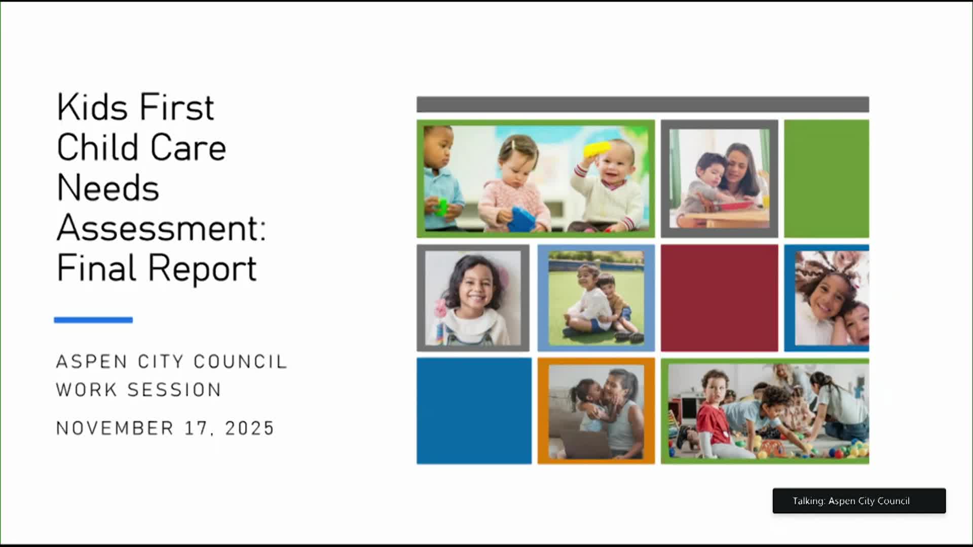Aspen City Council Work Session 11/17/25
