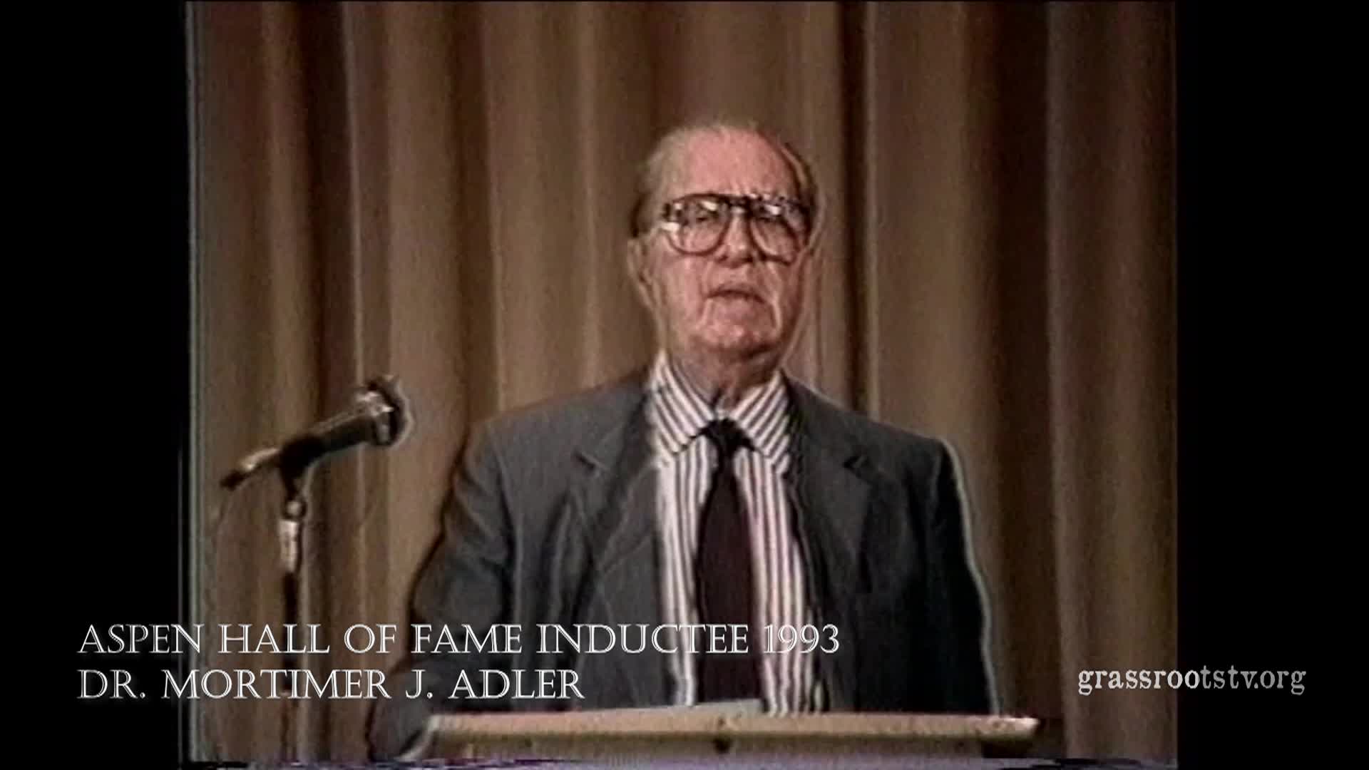 Thumbnail image for Aspen Hall of Fame 1993: Dr. Mortimer J. Adler