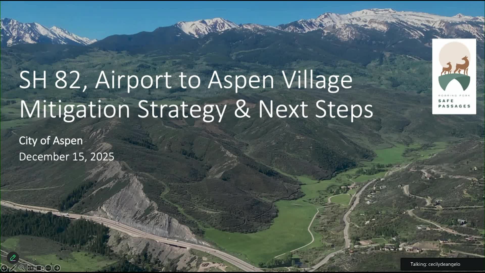 Aspen City Council Work Session 12/15/25