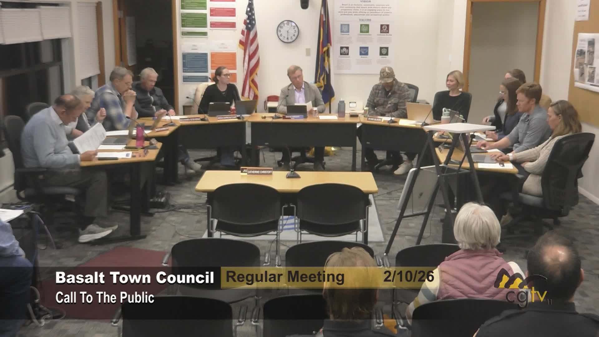 Thumbnail image for Basalt Town Council Regular Meeting 2/10/26
