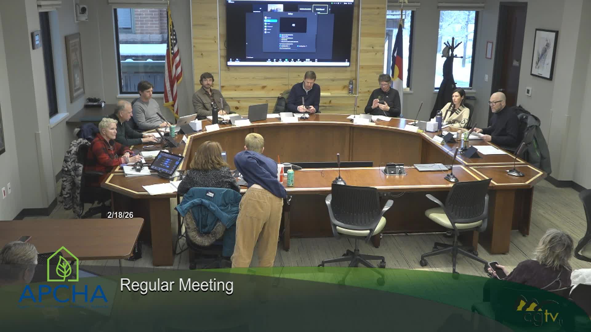 Thumbnail image for Aspen Pitkin County Housing Authority: A.P.C.H.A. Regular Meeting 2/18/26