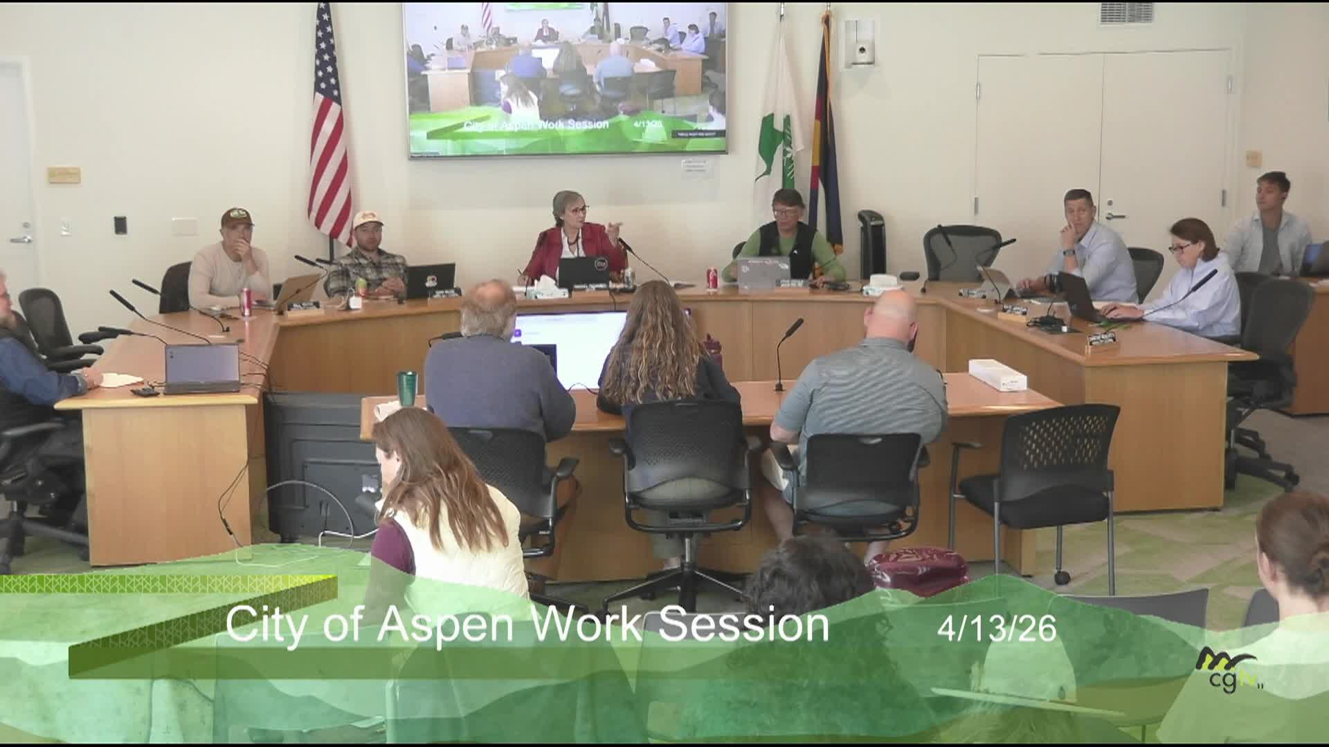 Thumbnail image for Aspen City Council Work Session 4/13/26