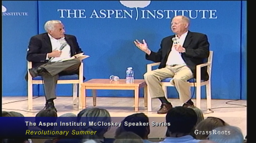The Aspen Institute Presents: The 2013 McCloskey Speaker Series 'Revolutionary Summer: The Birth of American Independence' with Joseph J. Ellis and Walter Issacson