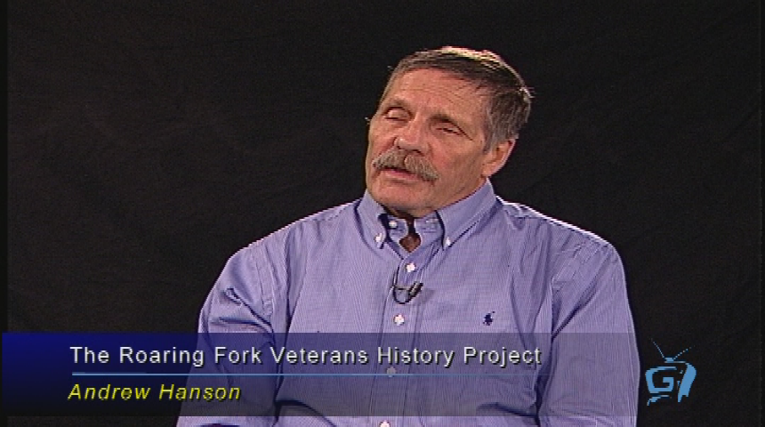 Thumbnail image for The Roaring Fork Veterans History Project in Association with the Library of Congress and Aspen Historical Society presents:  Andrew Hanson, U.S. Navy Radioman 3rd Class Cold War, 1955-1958