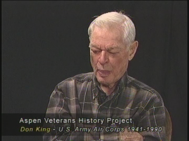 Thumbnail image for Roaring Fork Veterans History Project: Col. Don King - US Army Air Corp, USAF - WWII, Korean War, Vietnam War, Cold War (1941 - 1990)