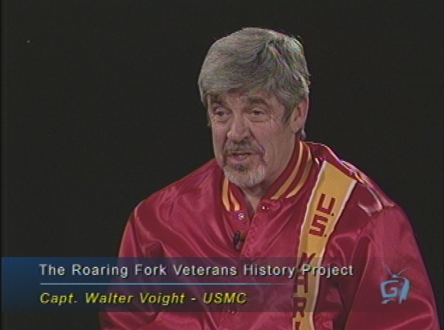 Thumbnail image for The Roaring Fork Veterans' History Project in Collaboration with the Aspen Historical Society and Library of Congress presents: Capt. Walter Voight, USMC