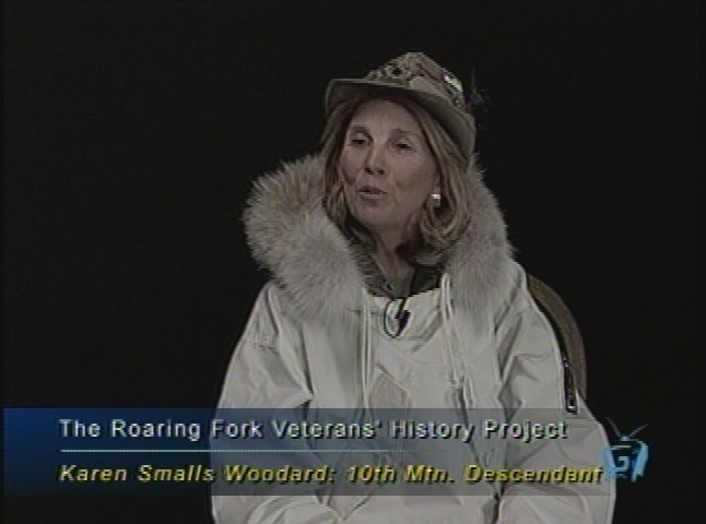 Thumbnail image for The Roaring Fork Veterans' History Project in Collaboration with the Aspen Historical Society presents:  'Karen Smalls Woodard: Daughter of 10th Mountain Division Veteran'