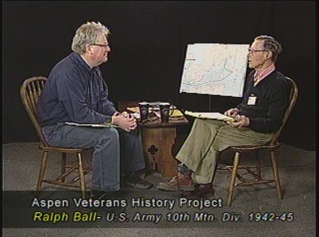 Thumbnail image for Roaring Fork Veterans History Project: Ralph Ball - U.S. Army 10th Mountain Division - WWII (1942-1945)