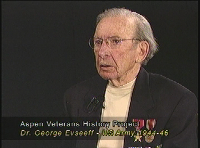 Thumbnail image for Roaring Fork Veterans History Project: Dr. George Evseeff