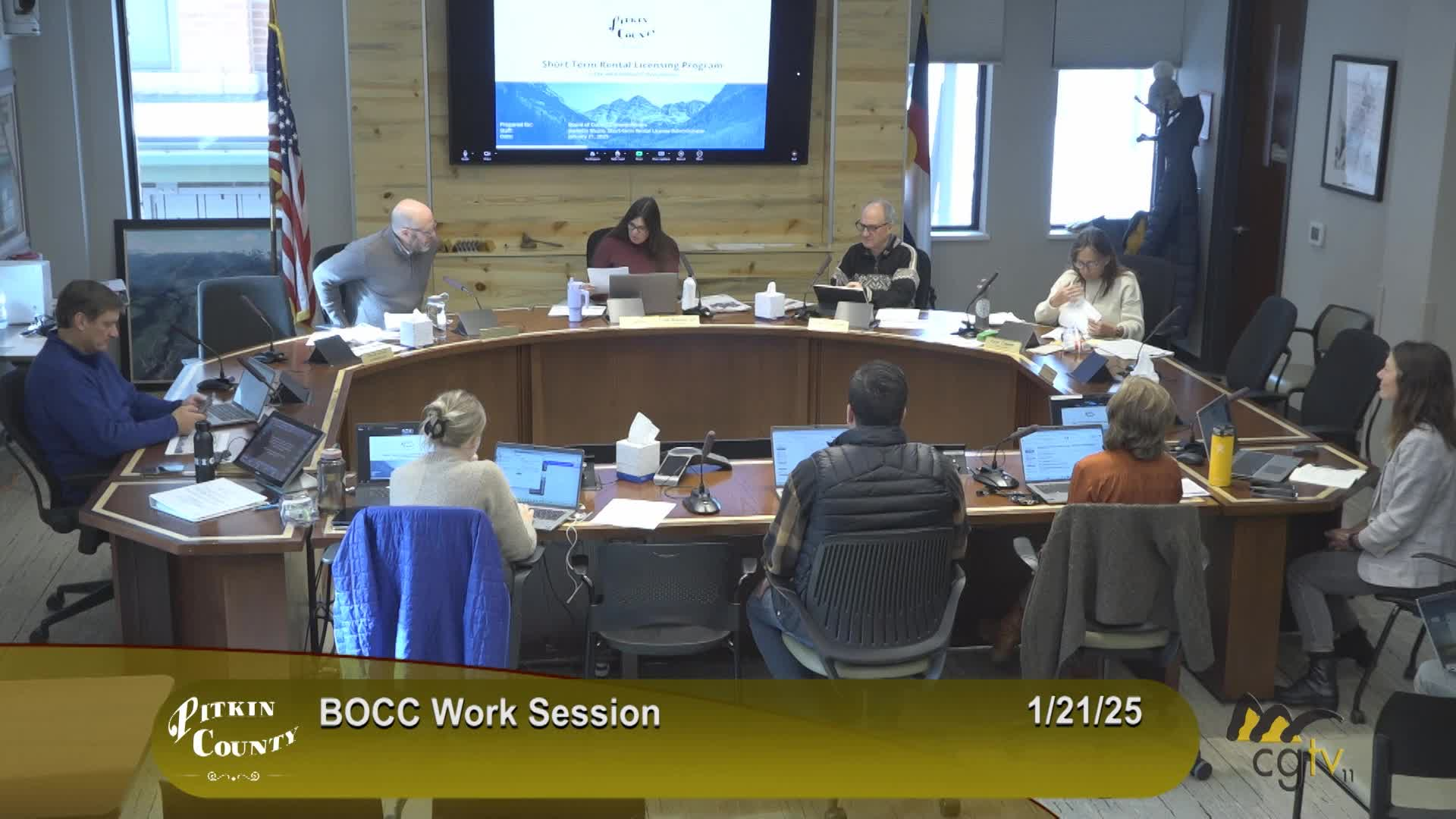 Thumbnail image for Pitkin County BoCC Work Session 1/21/25