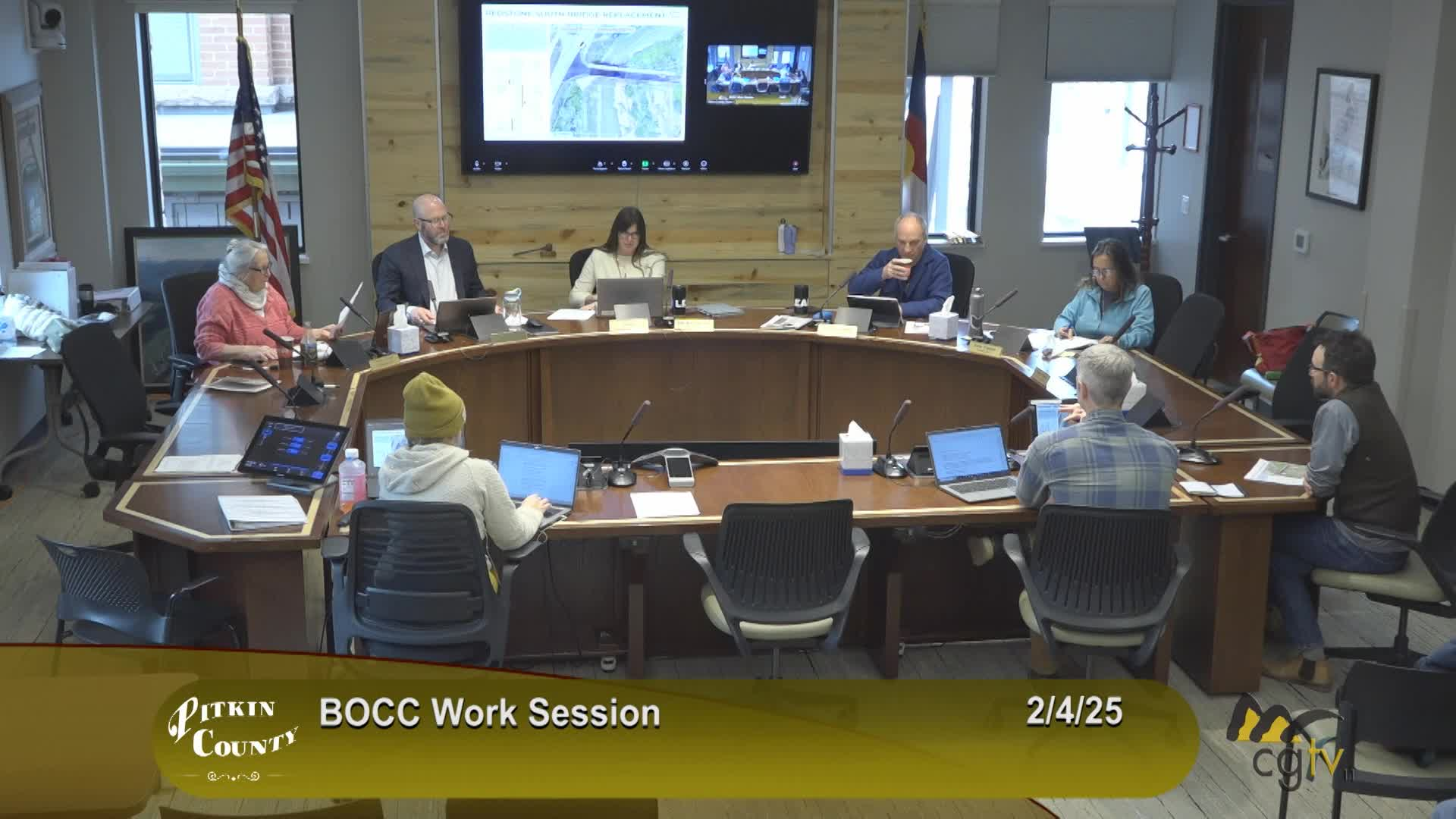 Thumbnail image for Pitkin County BoCC Work Session 2/4/25