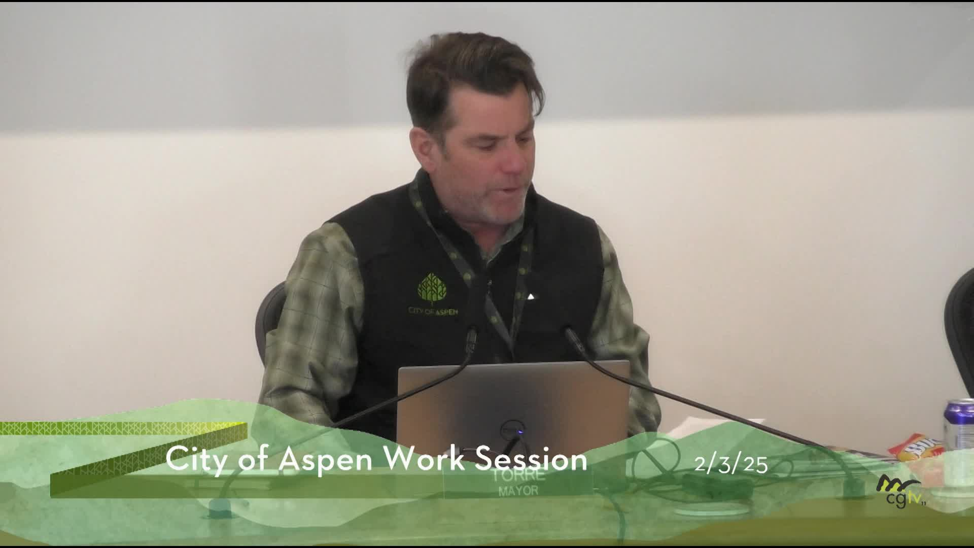Thumbnail image for Aspen City Council Work & Special Meeting 2/3/25