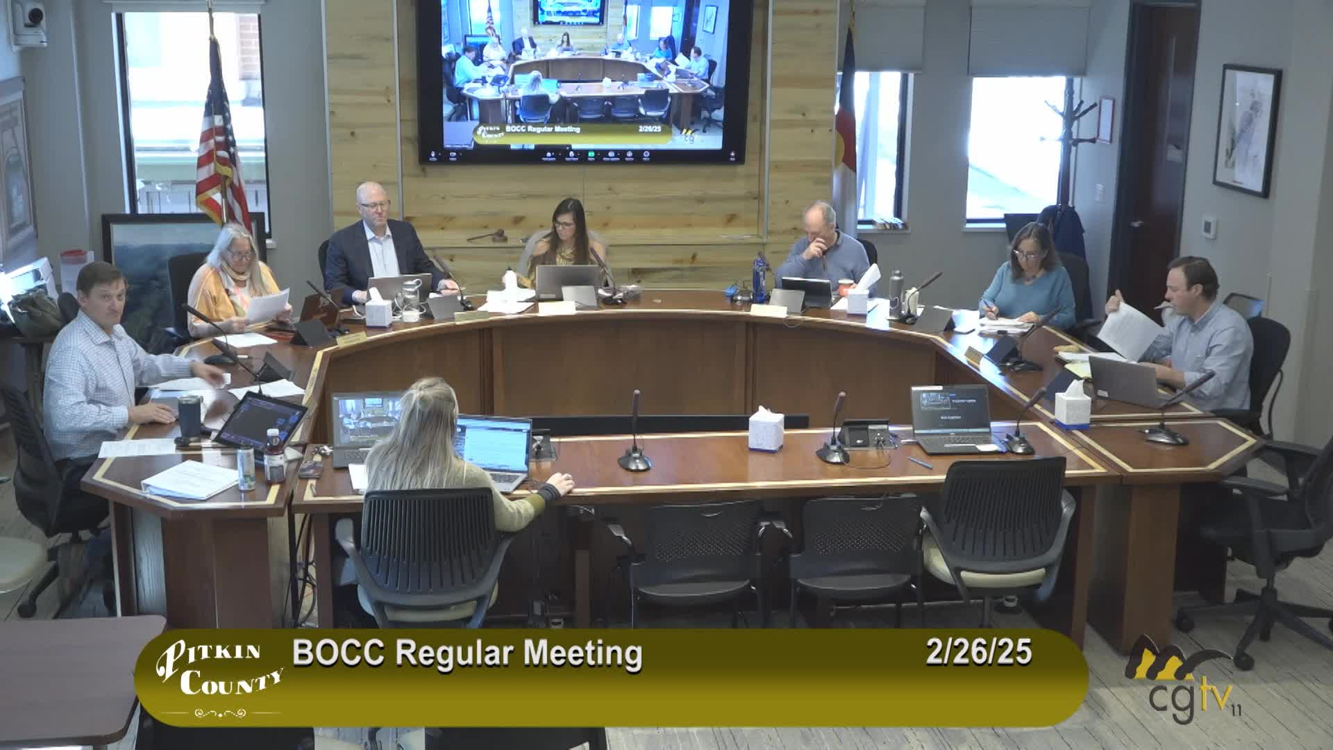 Thumbnail image for Pitkin BoCC County Regular Meeting 2/26/25