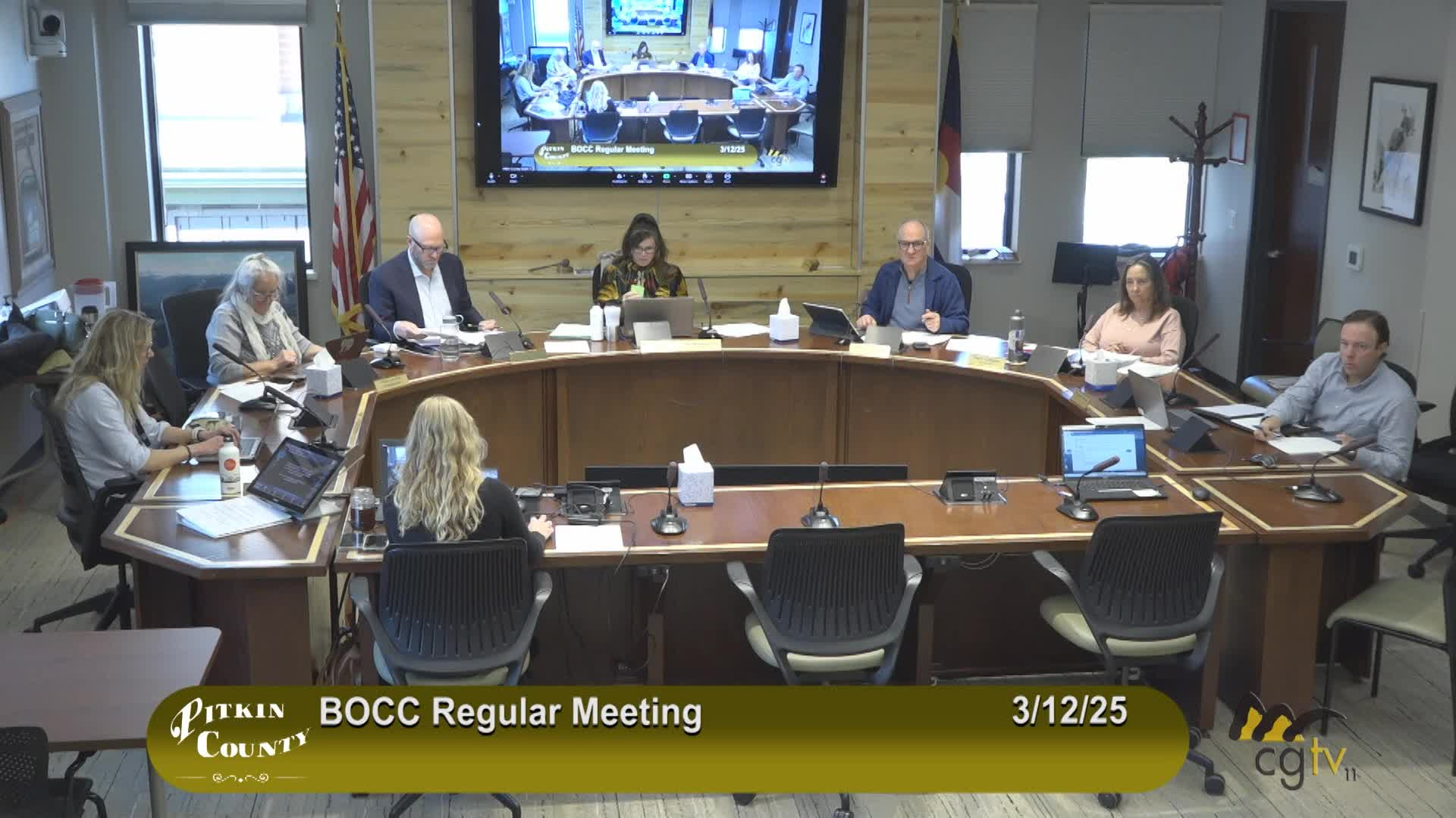 Thumbnail image for Pitkin BoCC County Regular Meeting 3/12/25