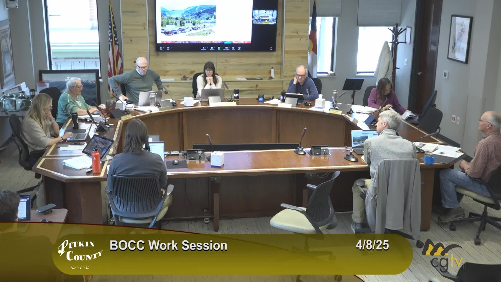 Thumbnail image for Pitkin County BoCC Work Session 4/8/25