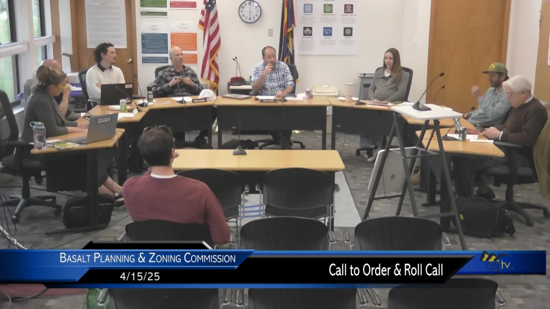 Thumbnail image for Basalt P&Z (Planning & Zoning) Commission Meeting 4/15/25